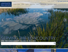 Tablet Screenshot of lowcountryrealestate.com